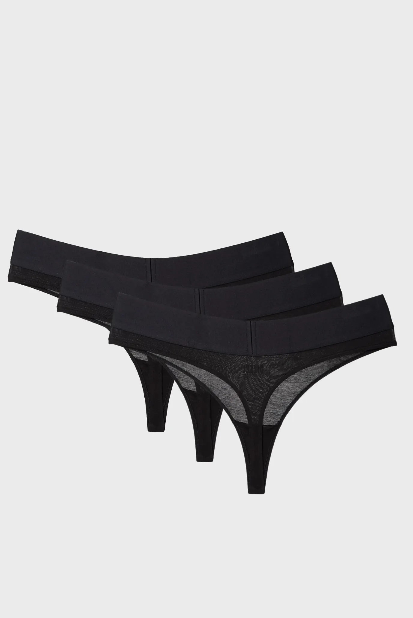 Жіночі чорні трусики (3 шт) UFST-STARS PERIZOMA 6