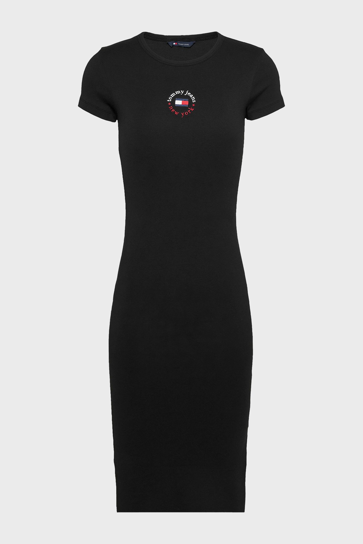 Женское черное платье TJW BODYCON LOGO 2 DRESS 1