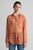 Женская оранжевая блуза с узором REL SAILING PRINT