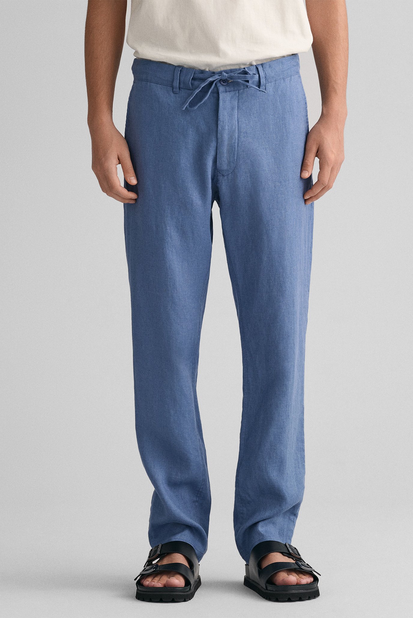 Чоловічі сині лляні брюки RELAXED LINEN DS 1