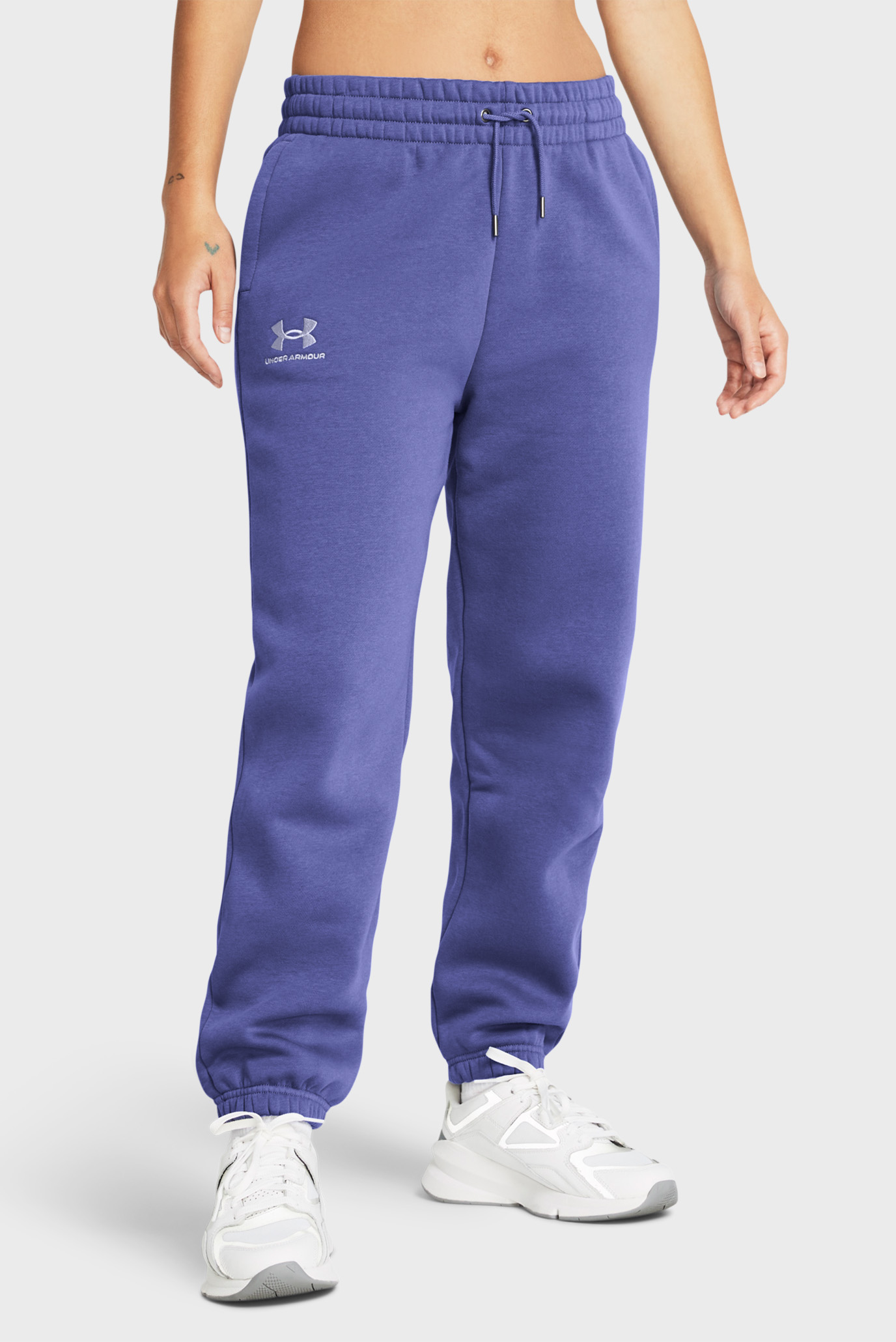 Женские фиолетовые спортивные брюки Essential Fleece Joggers 1