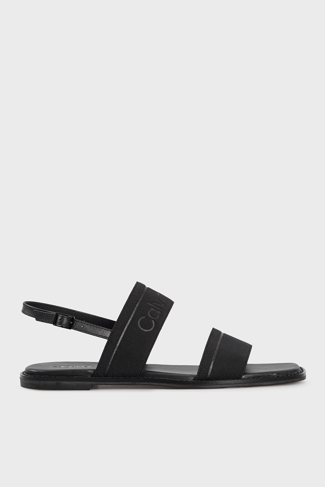 Женские черные сандалии FLAT SANDAL HE 1