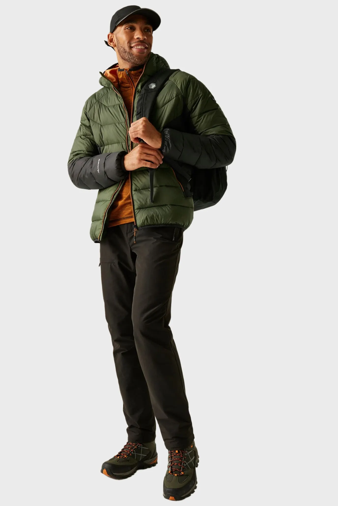 Мужская темно-зеленая куртка 2