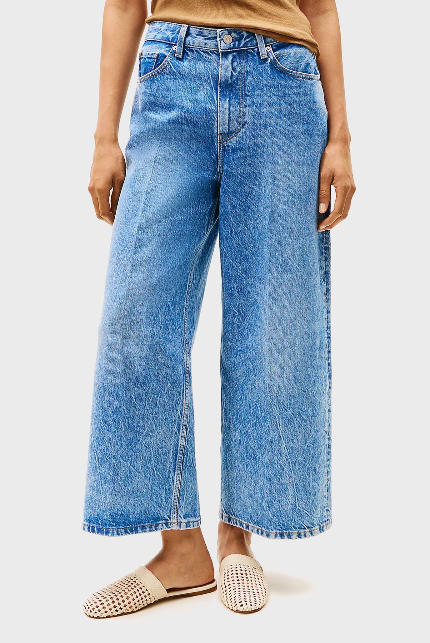 Женские синие джинсы WIDE LEG Синий 26-32 Tommy Hilfiger WW0WW44366 Женские синие джинсы WIDE LEG Синий 26-32 Tommy Hilfiger WW0WW44366