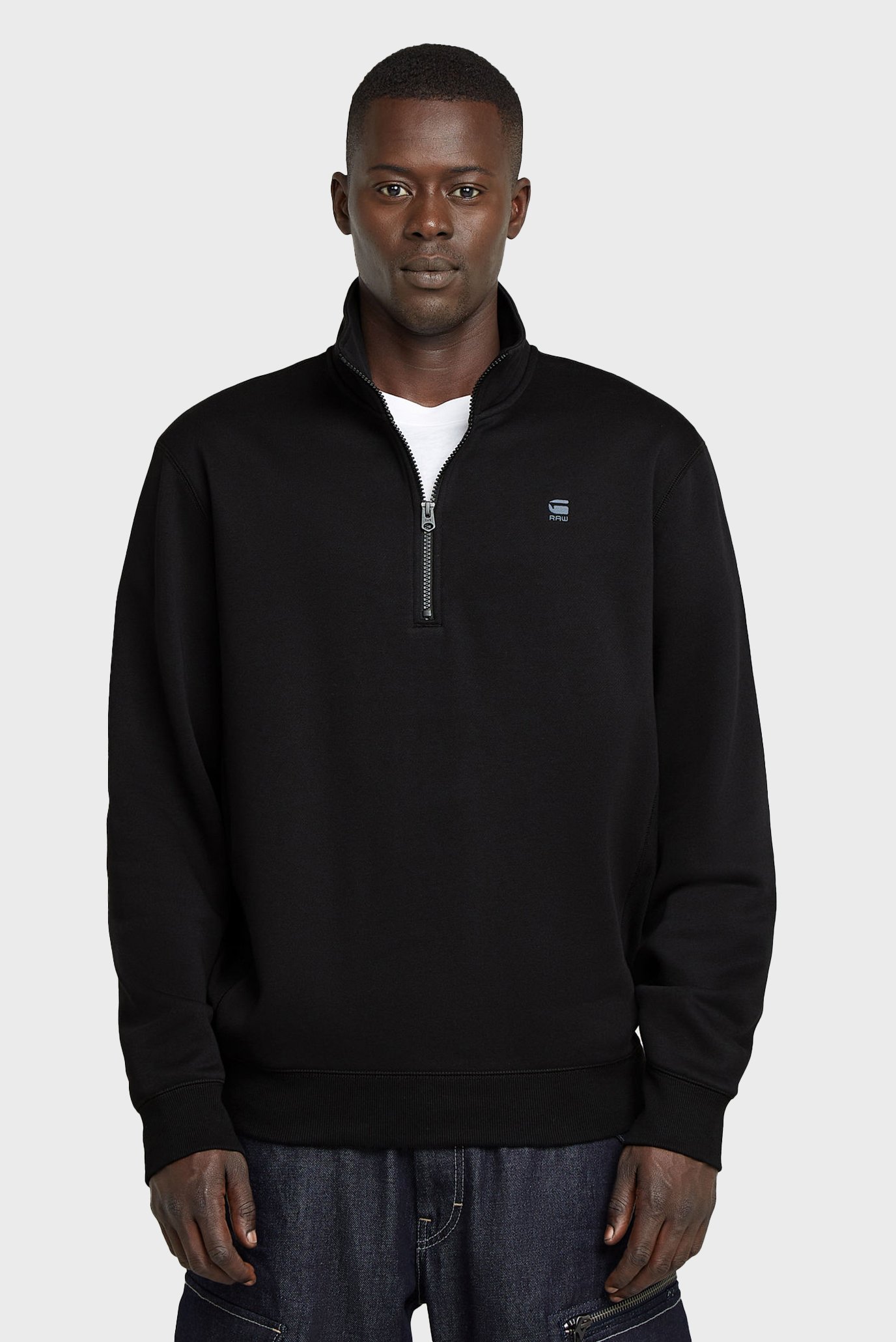 Мужская черная спортивная кофта Premium core Черный M G-Star RAW D26459,C235 Мужская черная спортивная кофта Premium core Черный M G-Star RAW D26459,C235