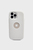 Женский серый чехол для iPhone 13 Pro Max