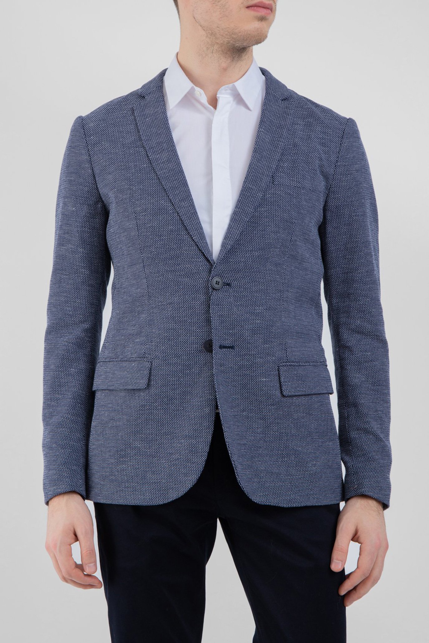 Мужской серый пиджак 1