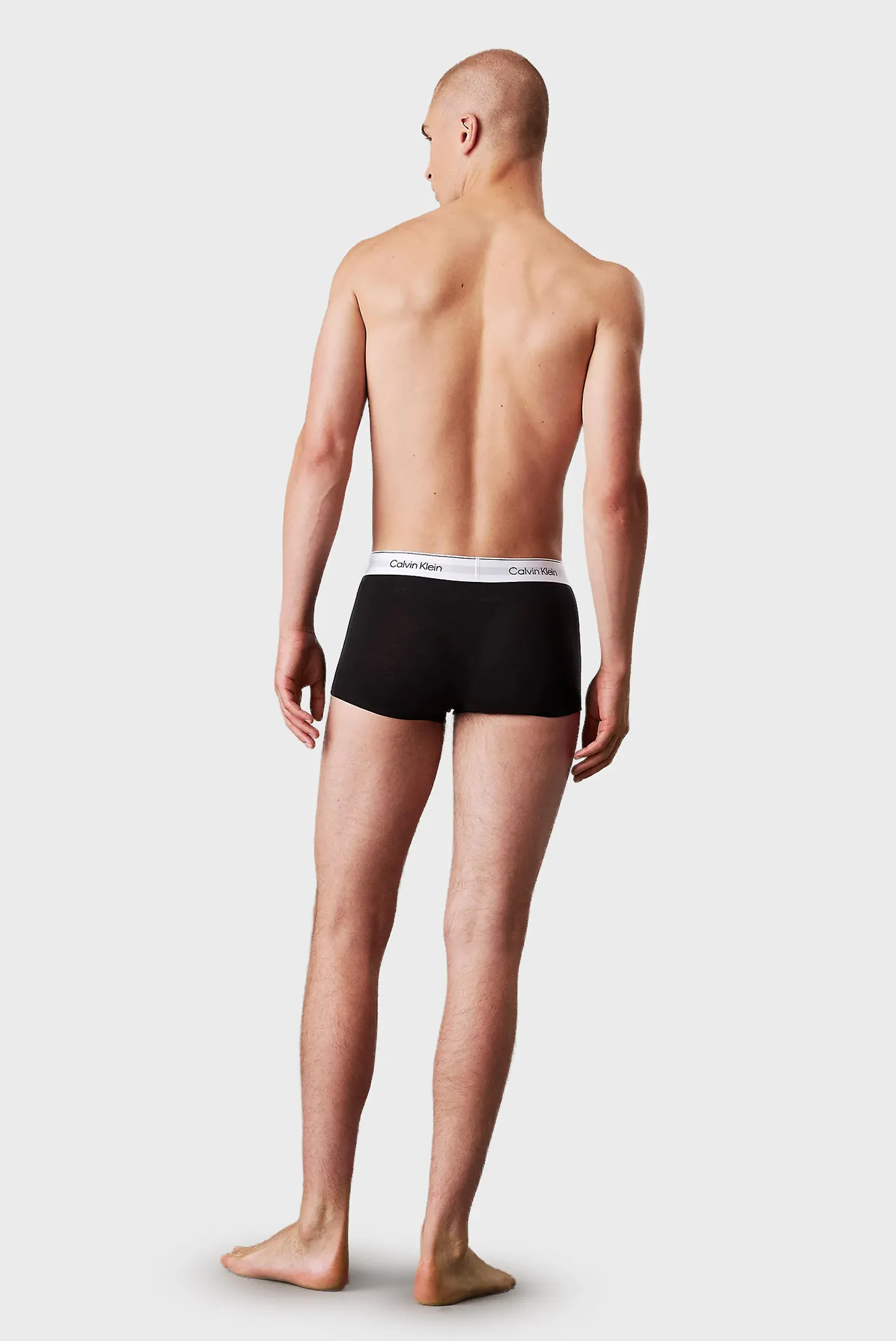 Мужские черные боксеры (3 шт) LOW RISE TRUNK 3PK 3