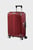 Бордовый чемодан 55 см LITE-BOX DEEP RED