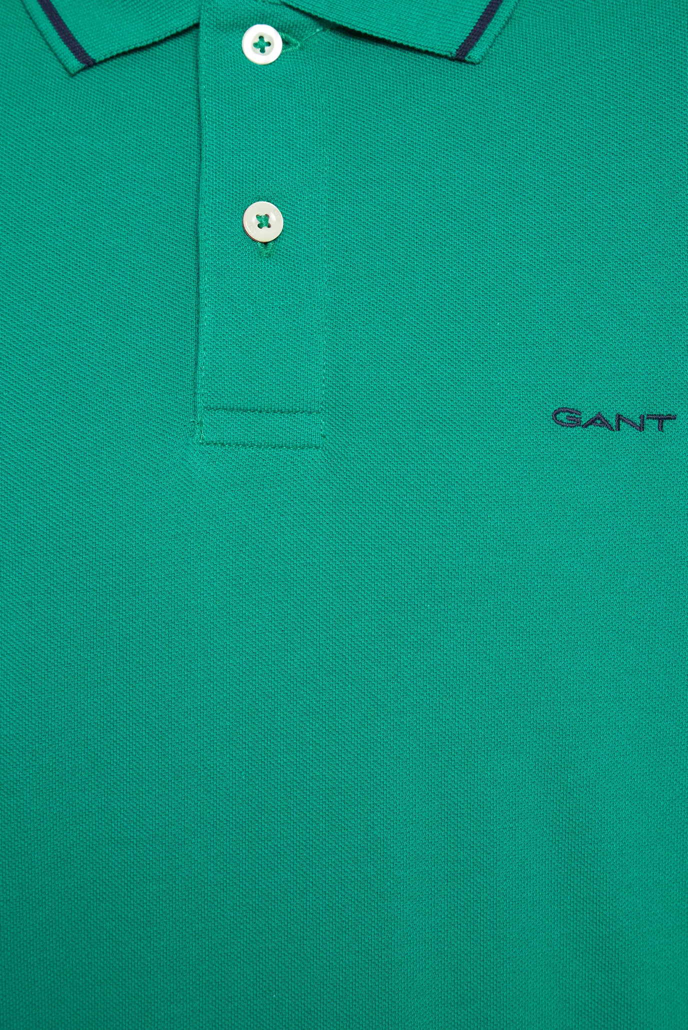 Чоловіче зелене поло TIPPING SS PIQUE POLO 3