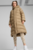 Женский бежевый пуховик Long Down Coat Women