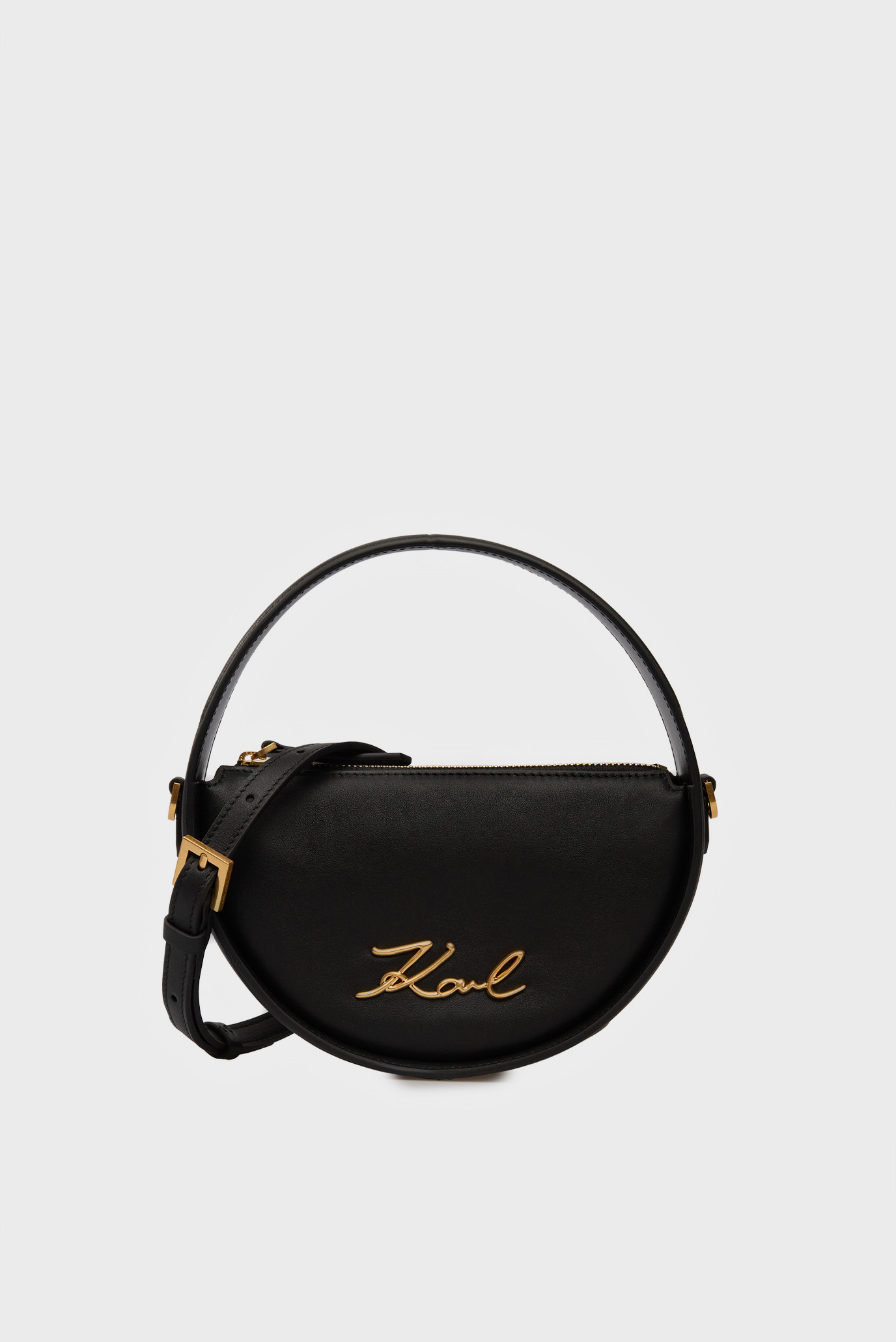 Женская черная кожаная сумка round Черный ONESIZE Karl Lagerfeld A3W30047 Женская черная кожаная сумка round Черный ONESIZE Karl Lagerfeld A3W30047