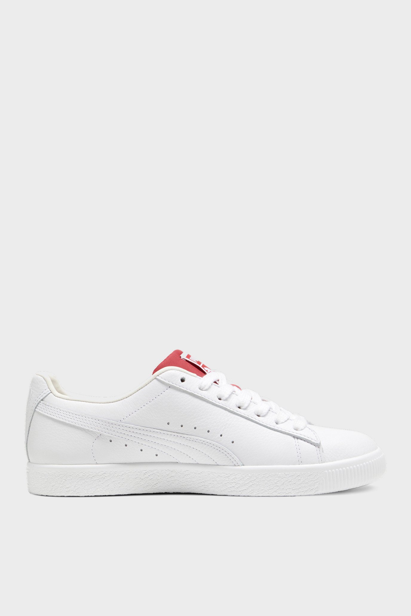 Мужские белые кожаные сникерсы Clyde Varsity II Sneakers 1