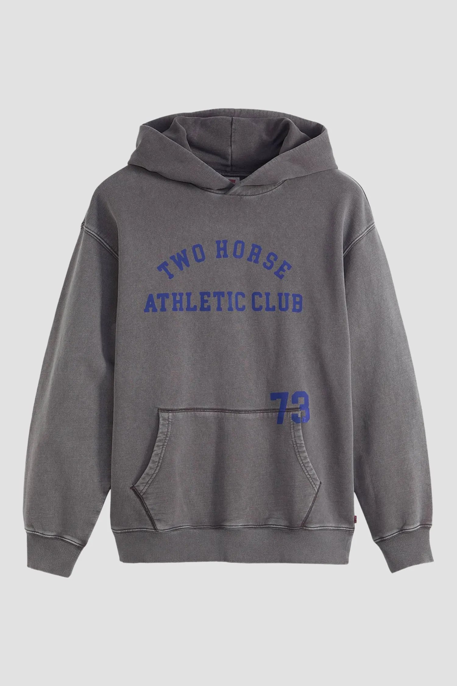 Мужское темно-серое худи 5