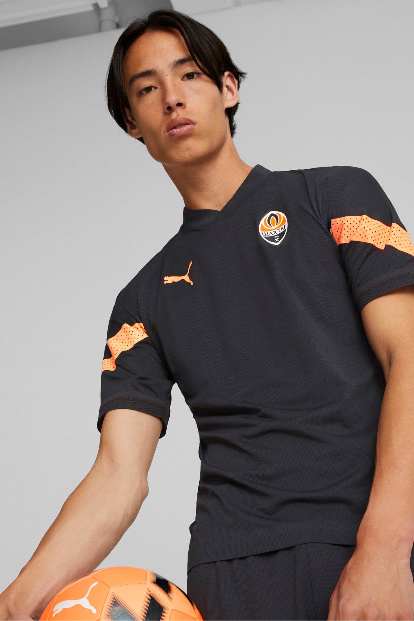 Чоловіча чорна футболка FC Shakhtar Donetsk Football Pro Training Jersey Men 1