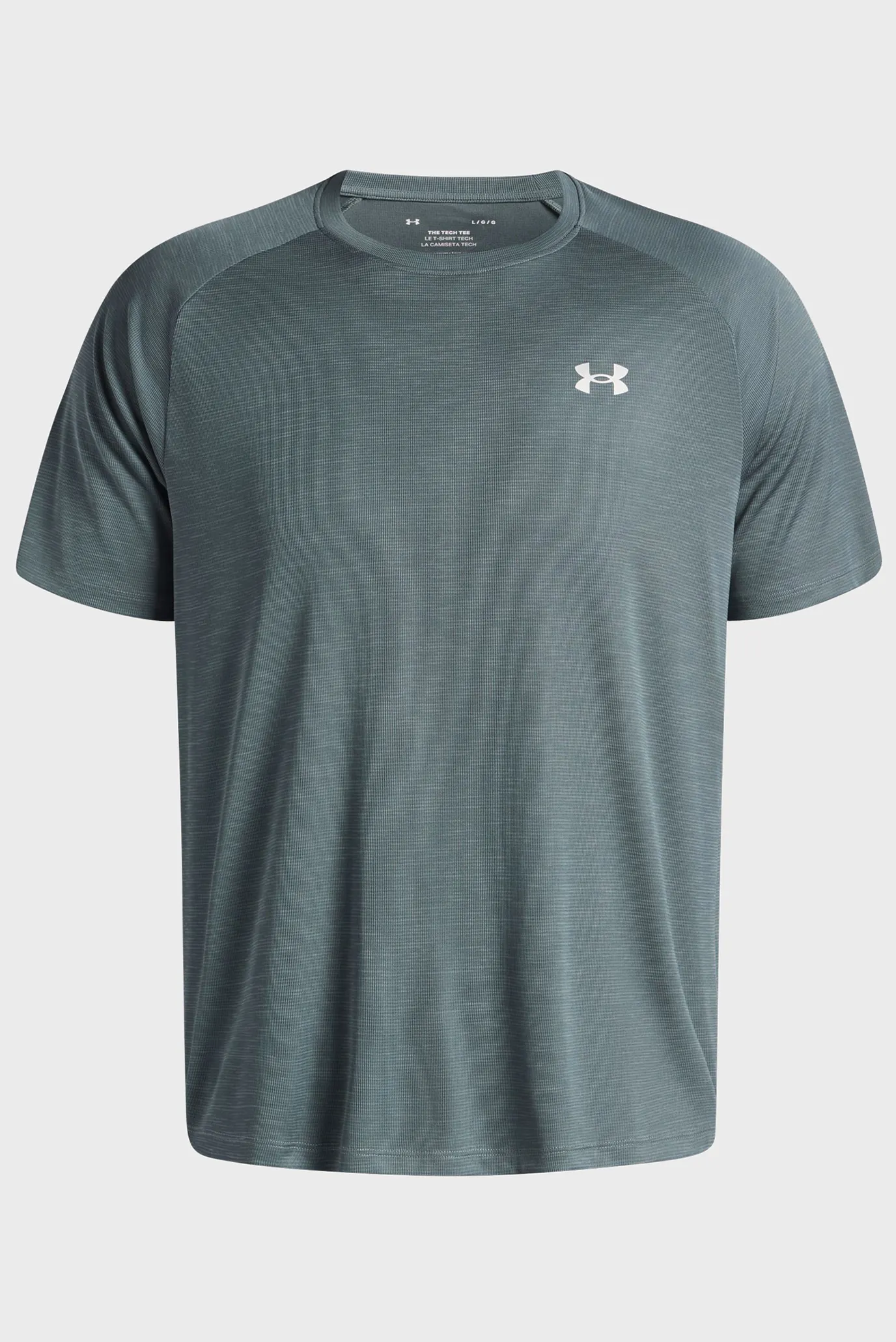 Мужская бирюзовая футболка UA Tech Textured SS 3