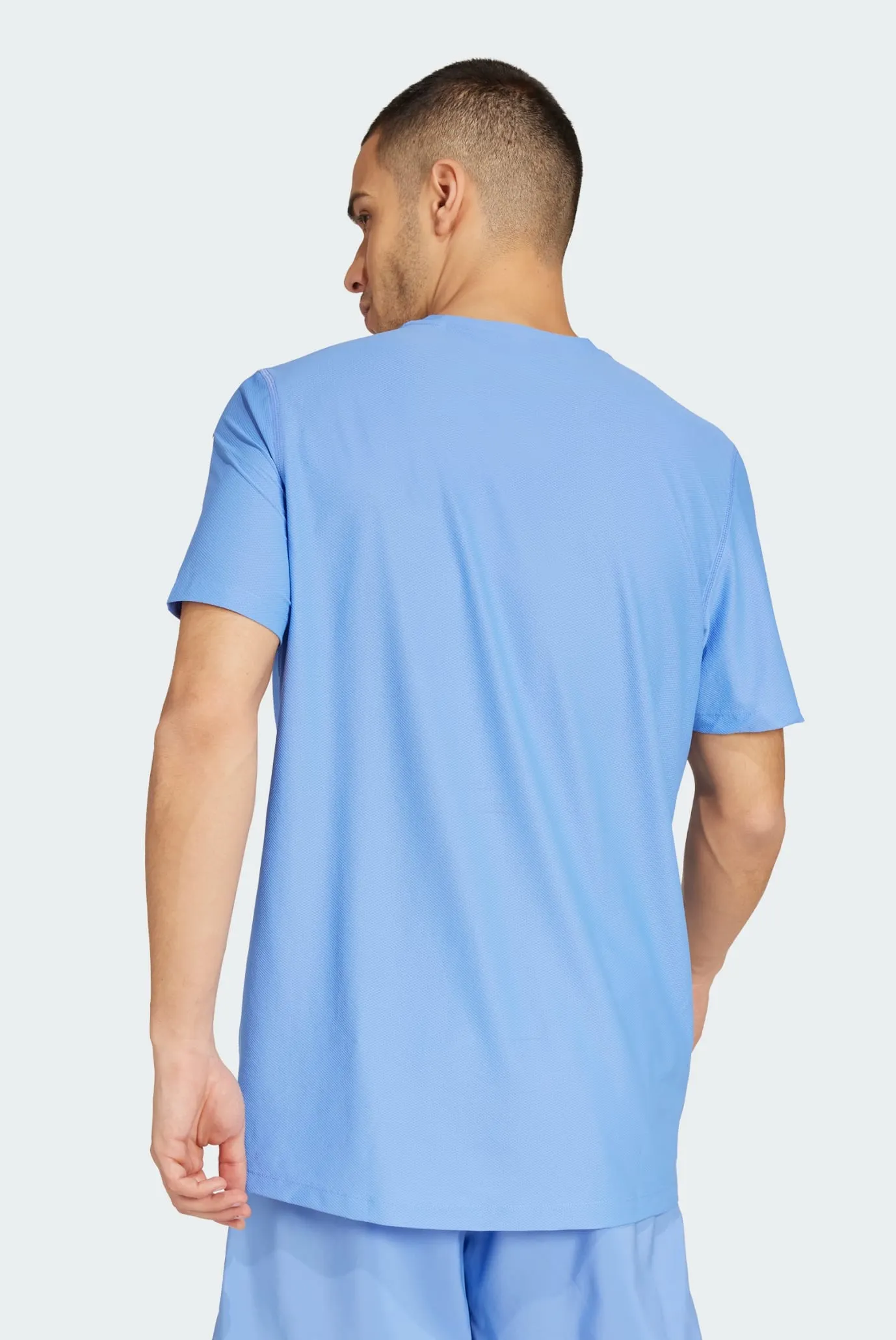 Мужская голубая футболка Own the Run 3