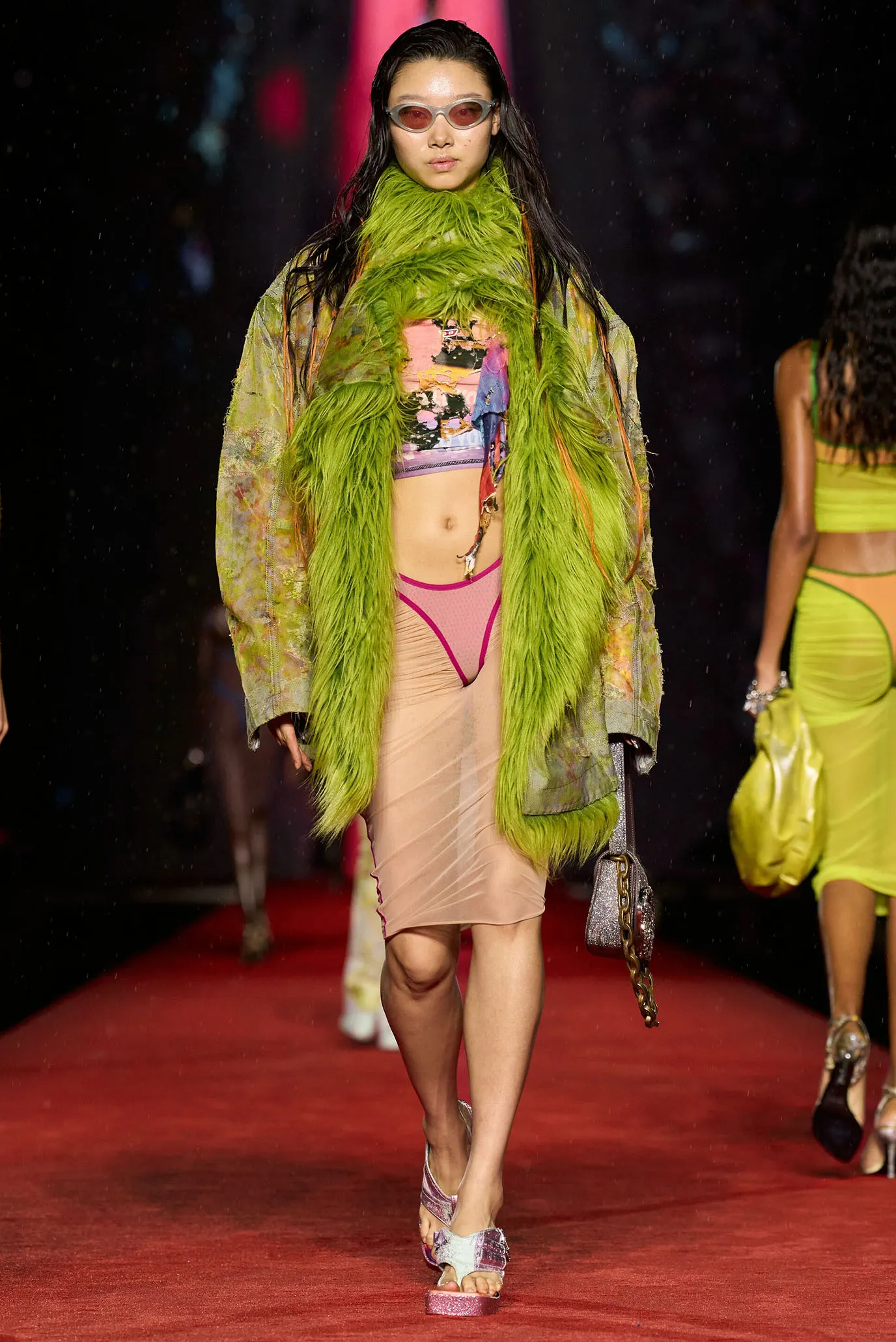 Женская бежевая юбка O-LYLA 5