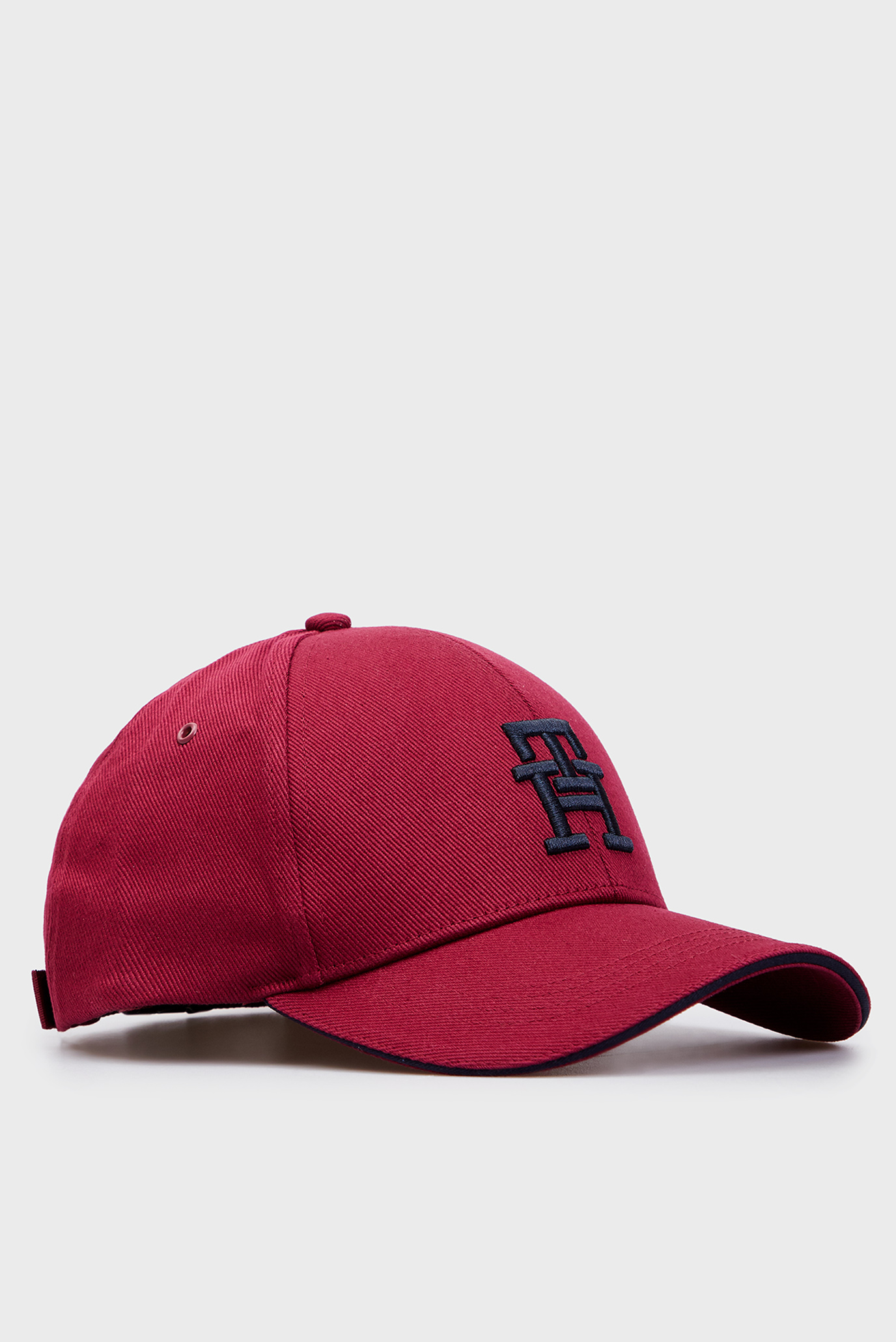 Мужская бордовая кепка TH IMD COTTON 6 PANEL CAP 1