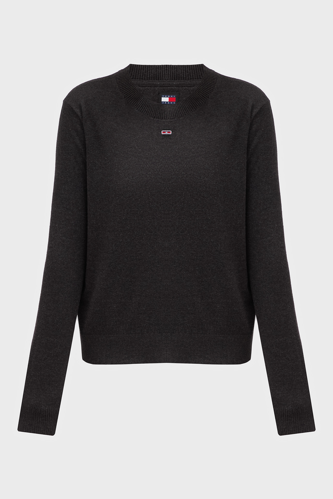 Женский черный джемпер TJW ESSENTIAL CREW NECK SWEATER 1