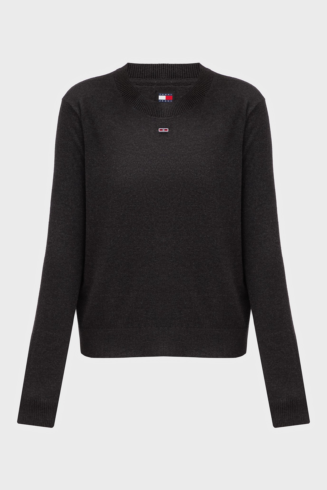 Жіночий чорний джемпер TJW ESSENTIAL CREW NECK SWEATER 1