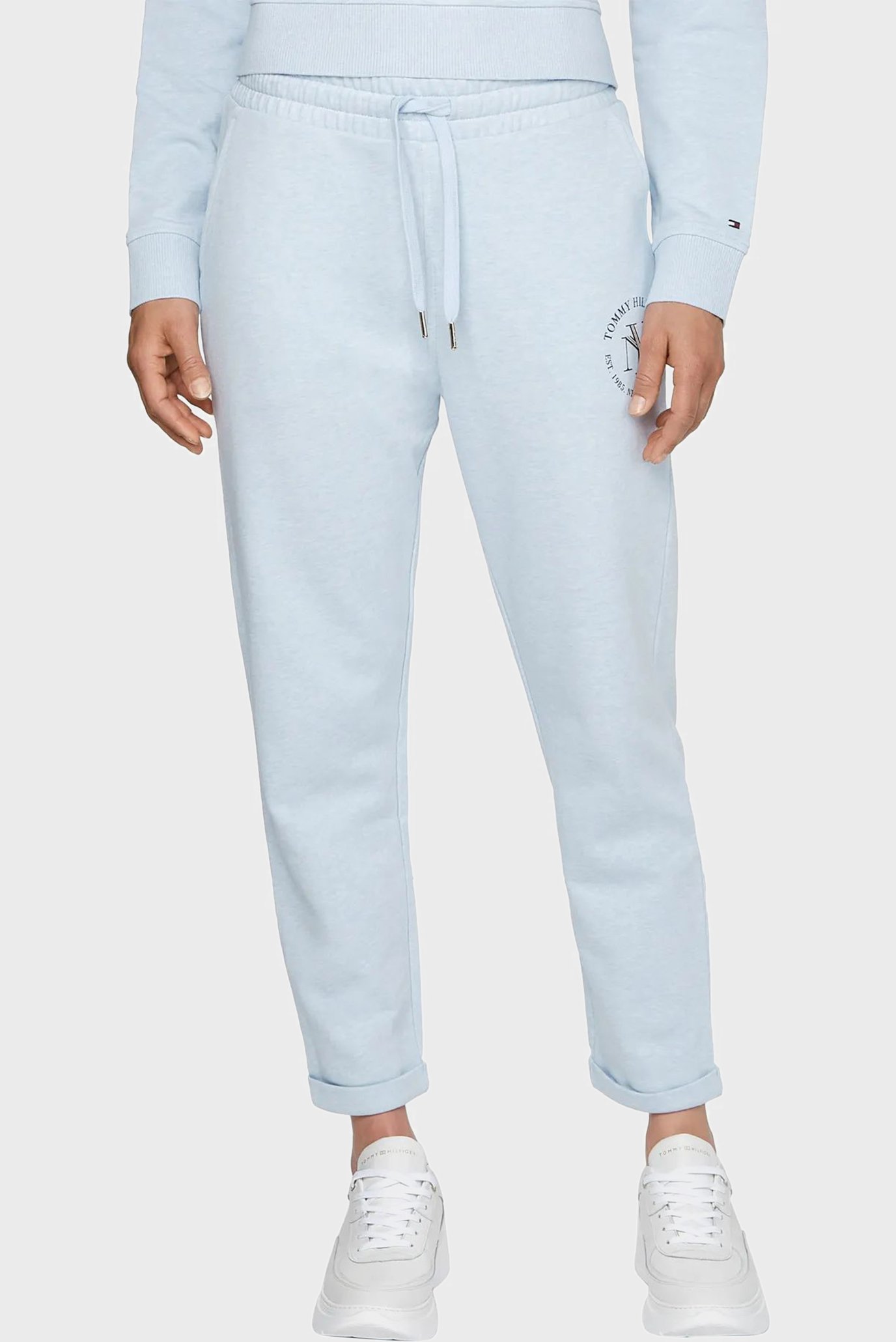 Женские голубые спортивные брюки TAPERED NYC ROUNDALL SWEATPANTS 1