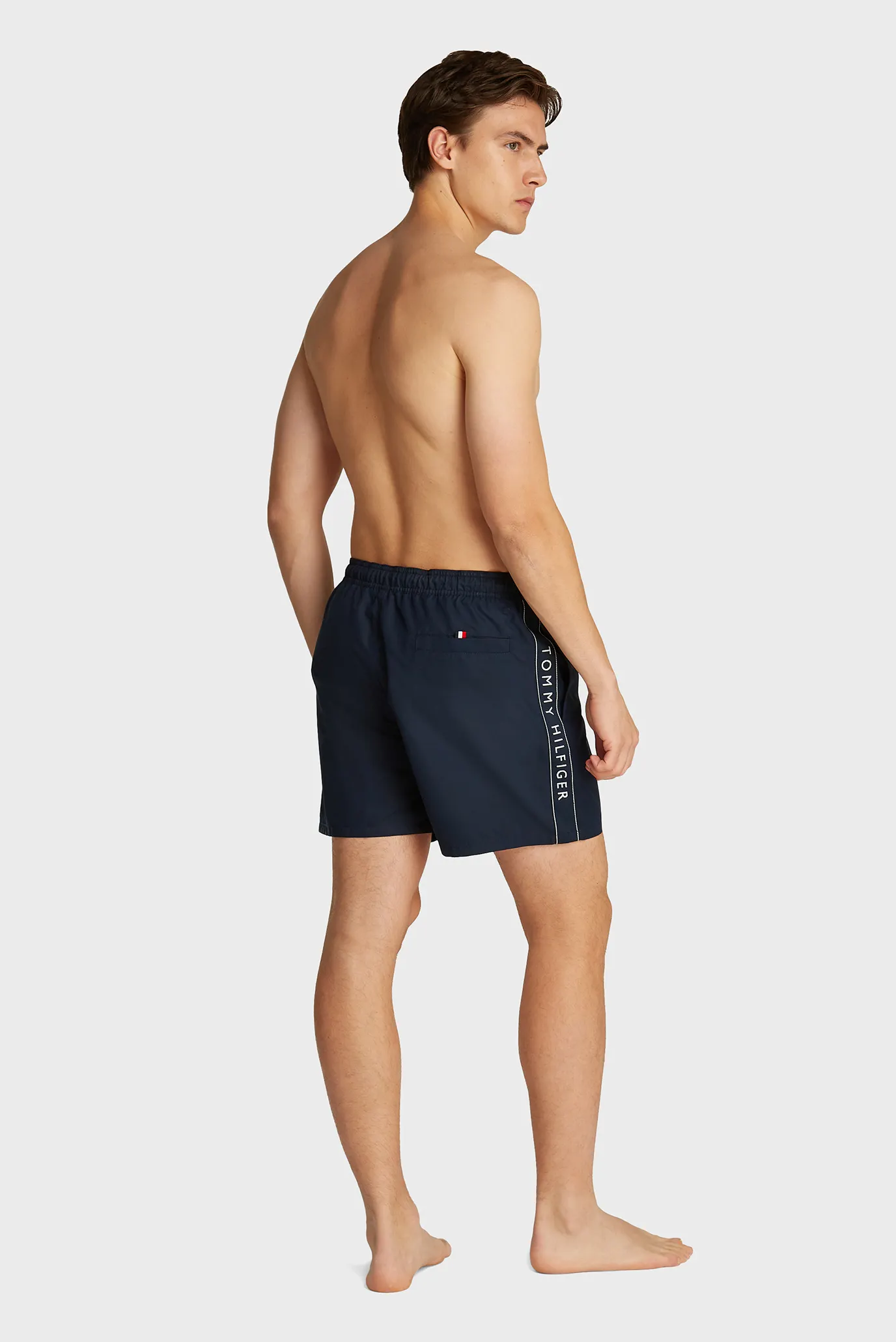 Мужские темно-синие плавательные шорты 3