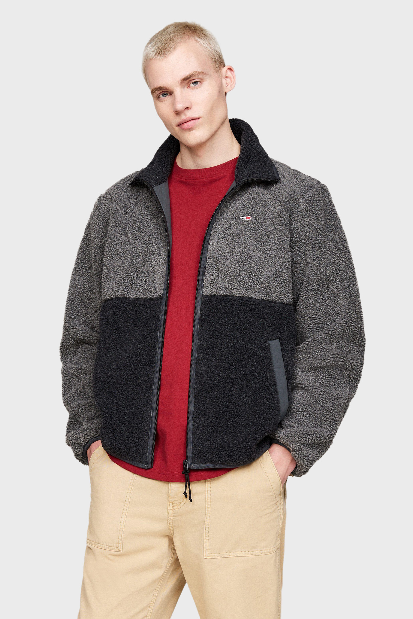 Мужская куртка TJM TEDDY ESSENTIAL Разноцветный M Tommy Jeans DM0DM19644 Мужская куртка TJM TEDDY ESSENTIAL Разноцветный M Tommy Jeans DM0DM19644