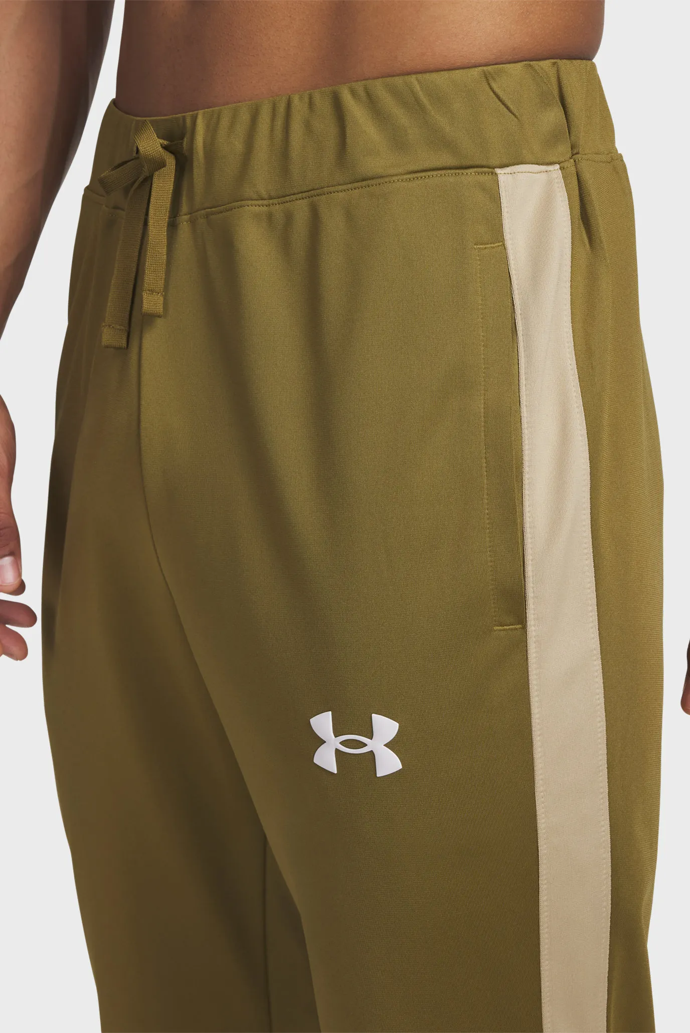 Чоловічий оливковий спортивний костюм (кофта, штани) UA Rival Knit Track Suit 4