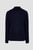 Мужской темно-синий шерстяной свитер