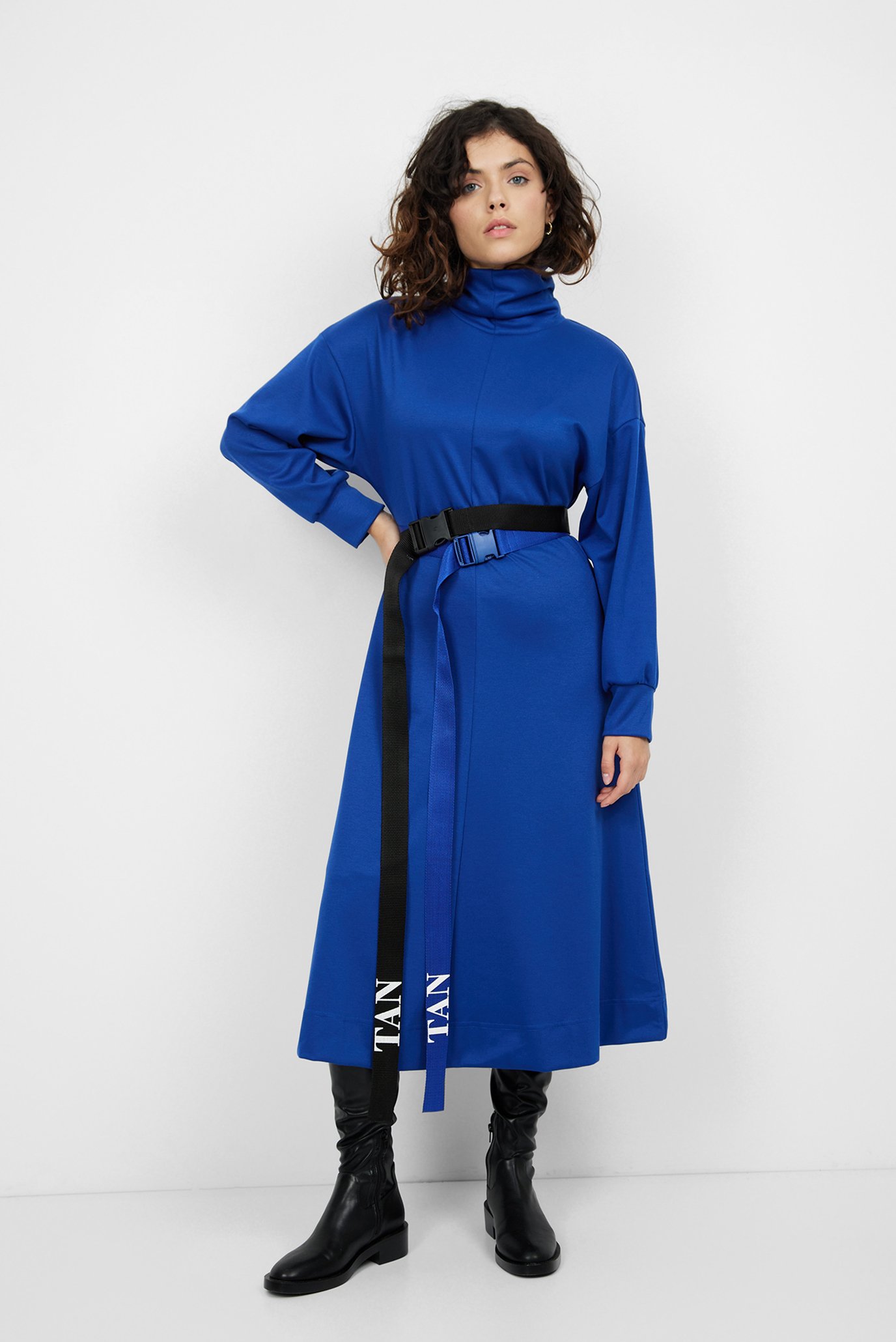 Жіноча синя сукня 1