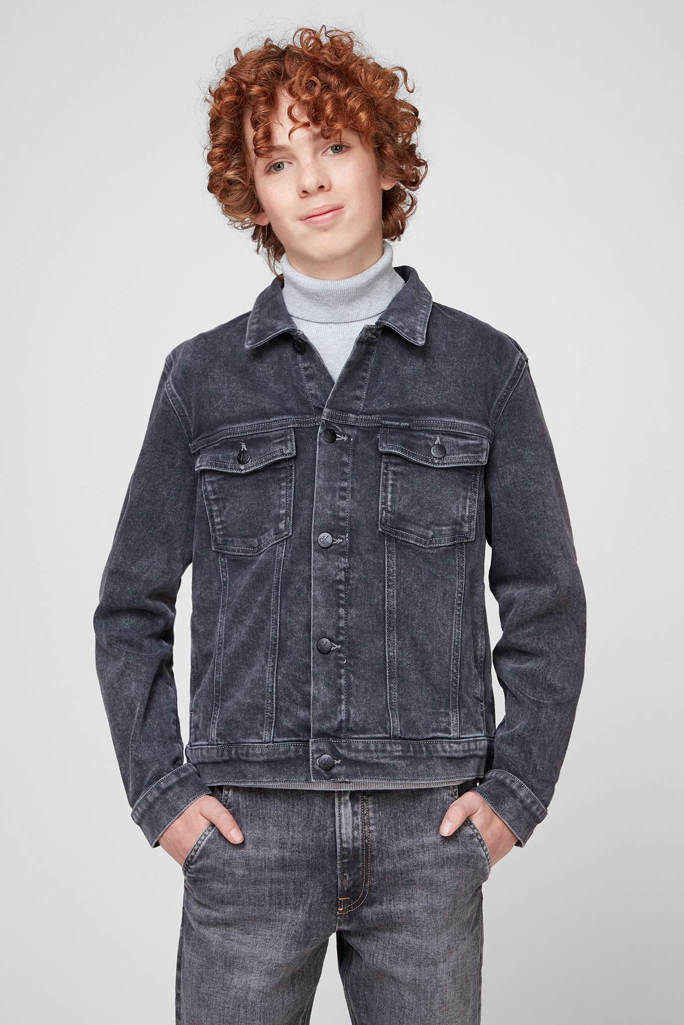 Детская серая джинсовая куртка DENIM 1