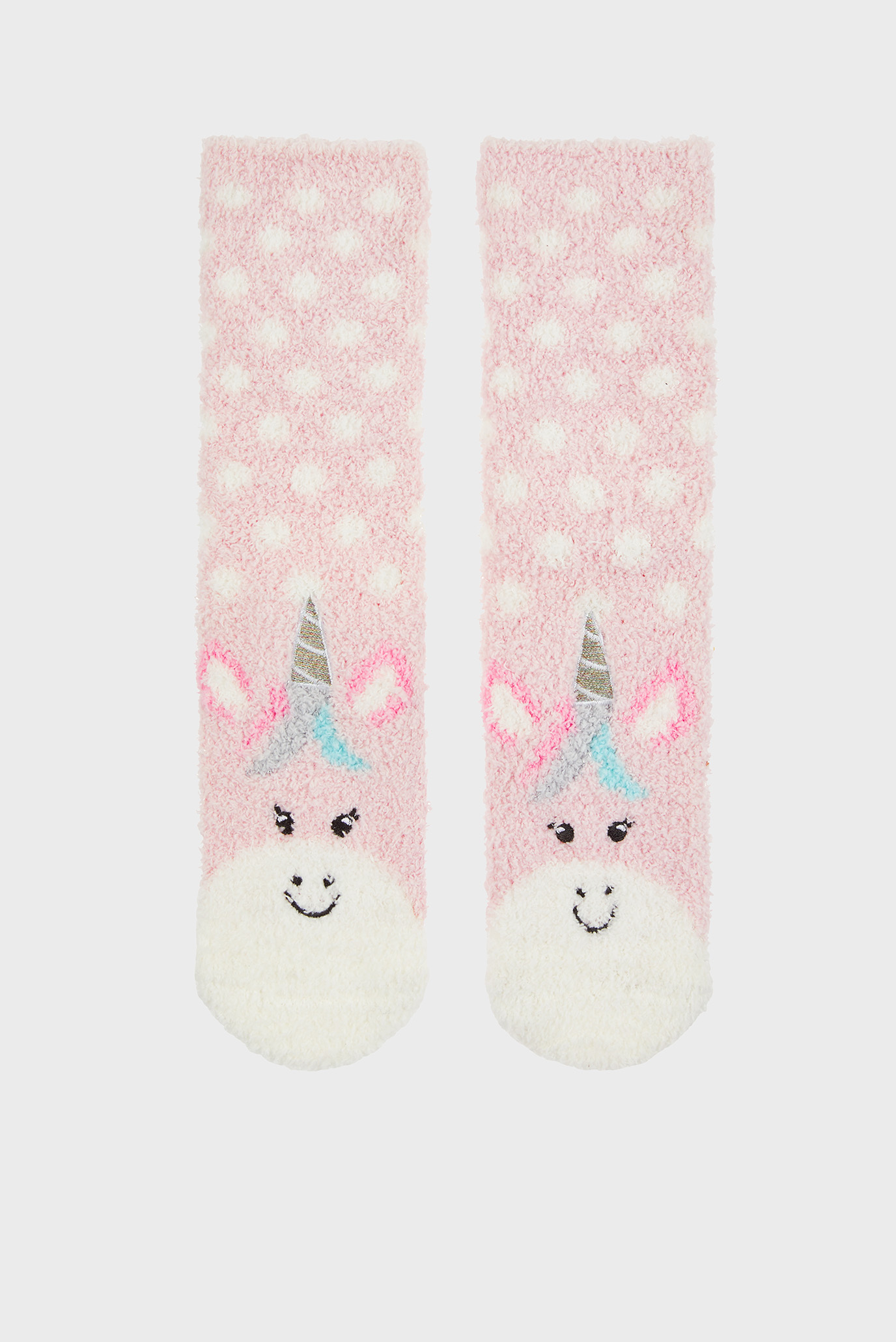 Дитячі рожеві шкарпетки Unicorn Slipper Sock 1