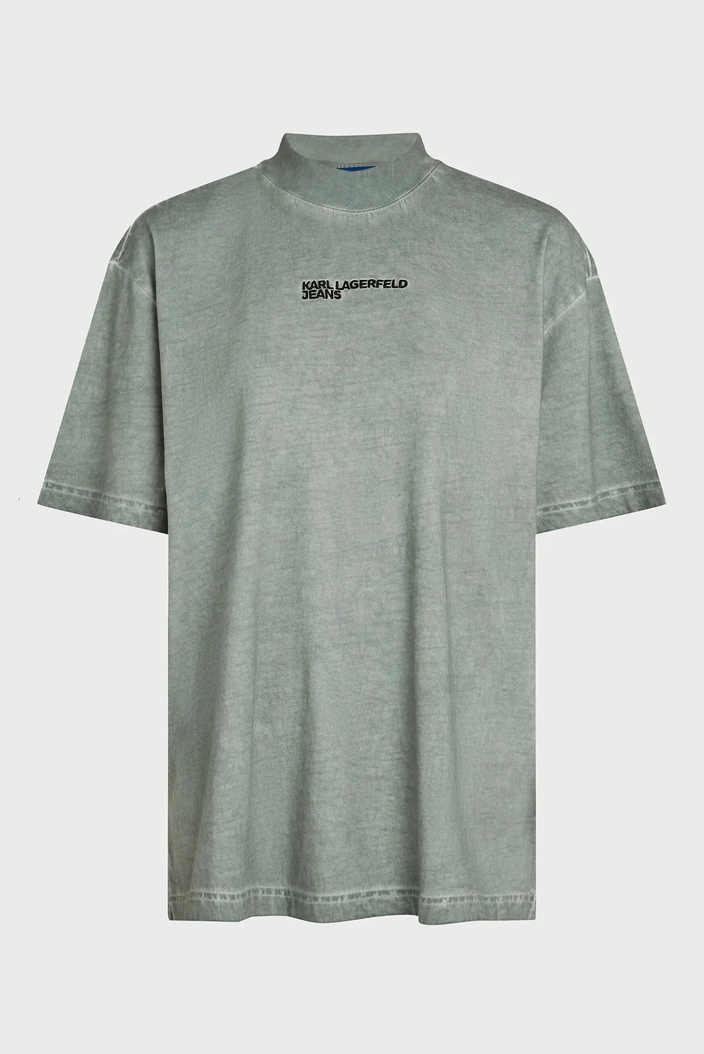 Женская серая футболка relax washed 5