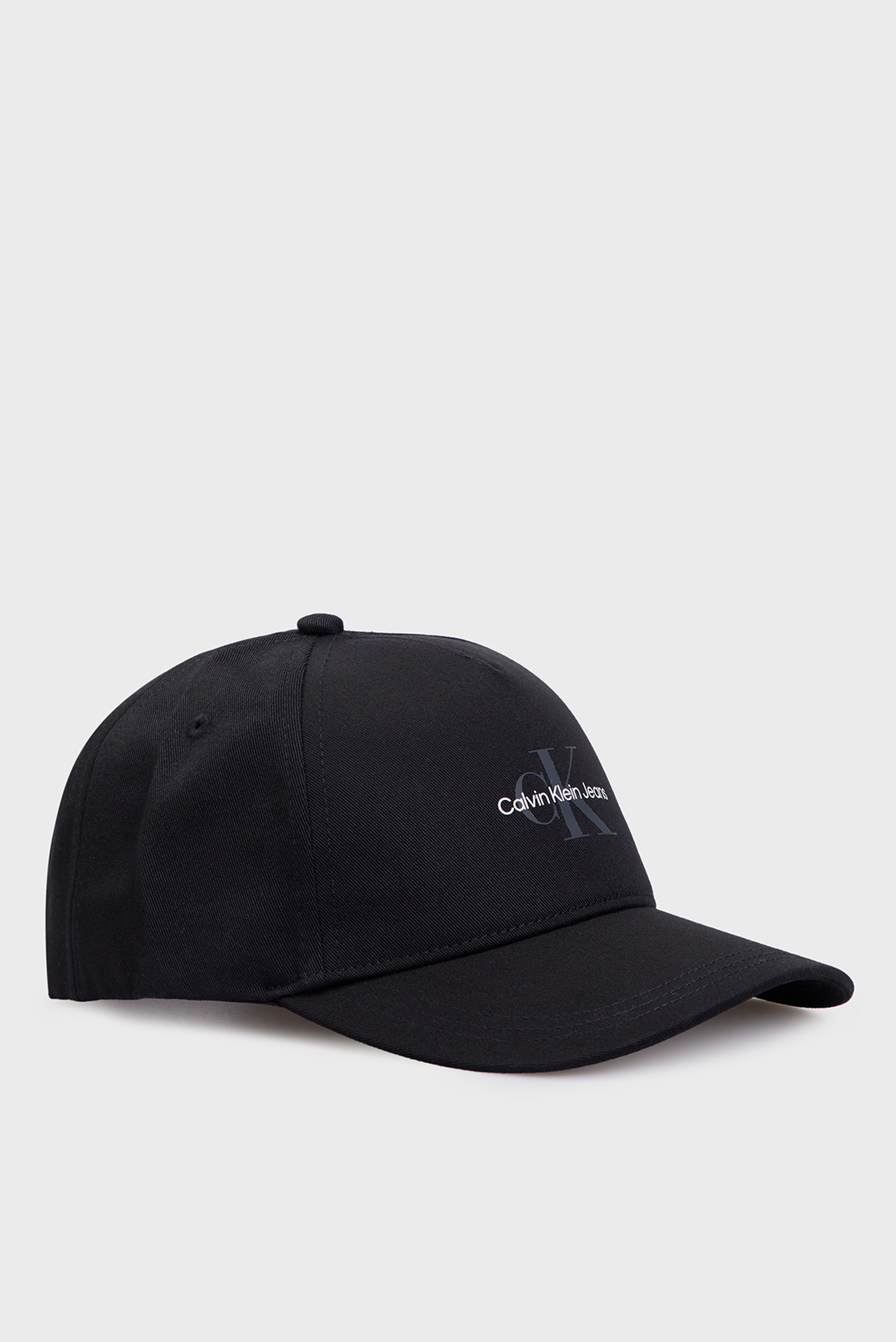 Чоловіча чорна кепка MONO LOGO PRINT CAP 1