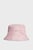 Женская розовая панама с узором TJW LOGOMANIA BUCKET HAT