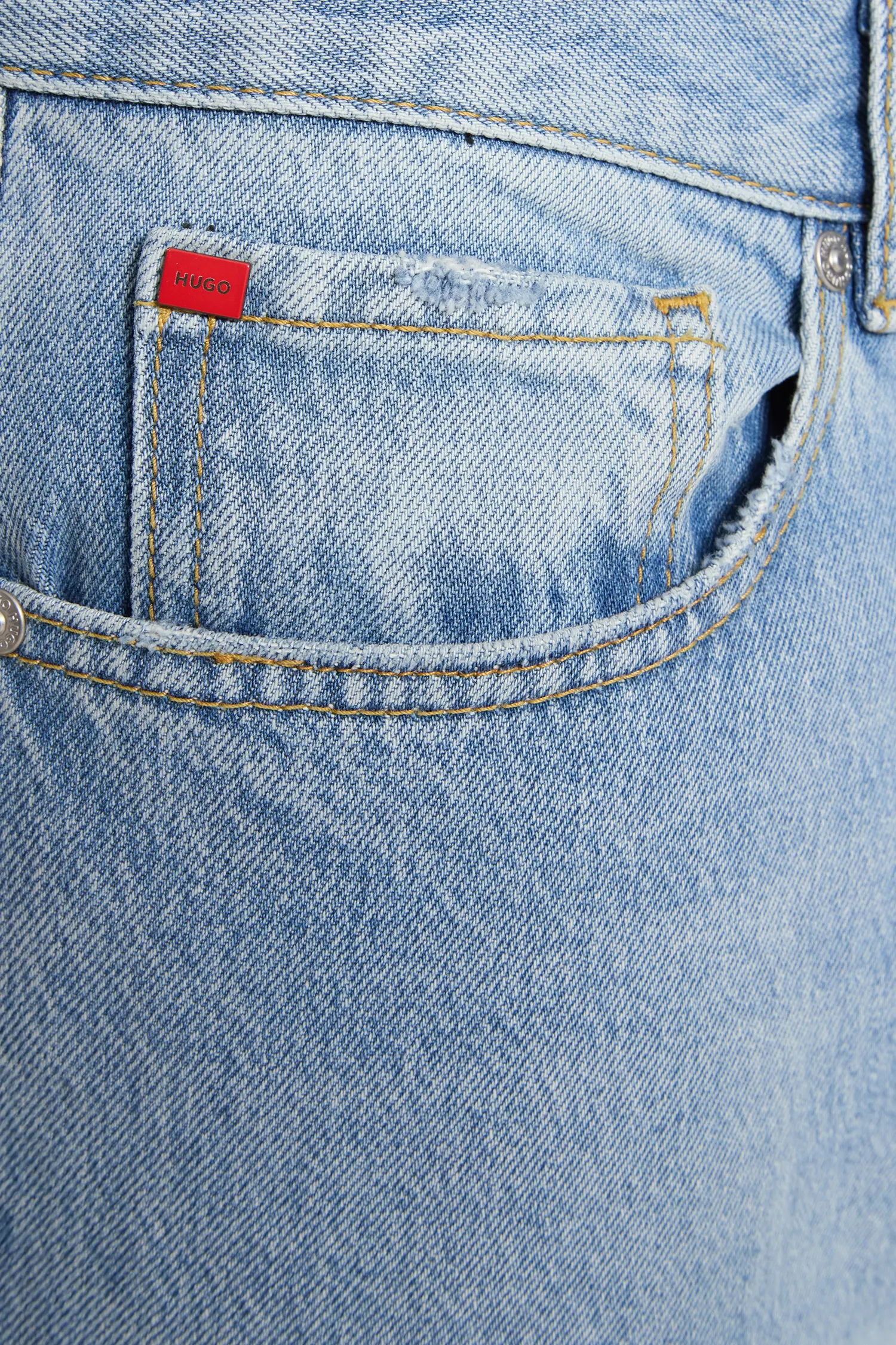 Мужские голубые джинсы 3