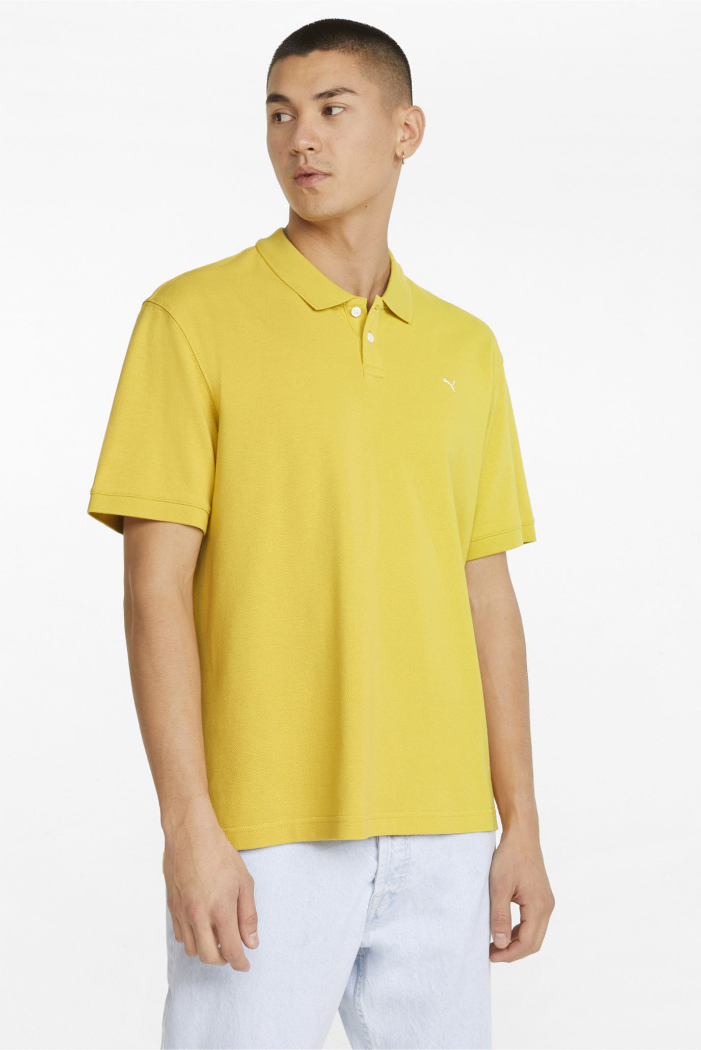 Мужское желтое поло MMQ Polo Shirt 1