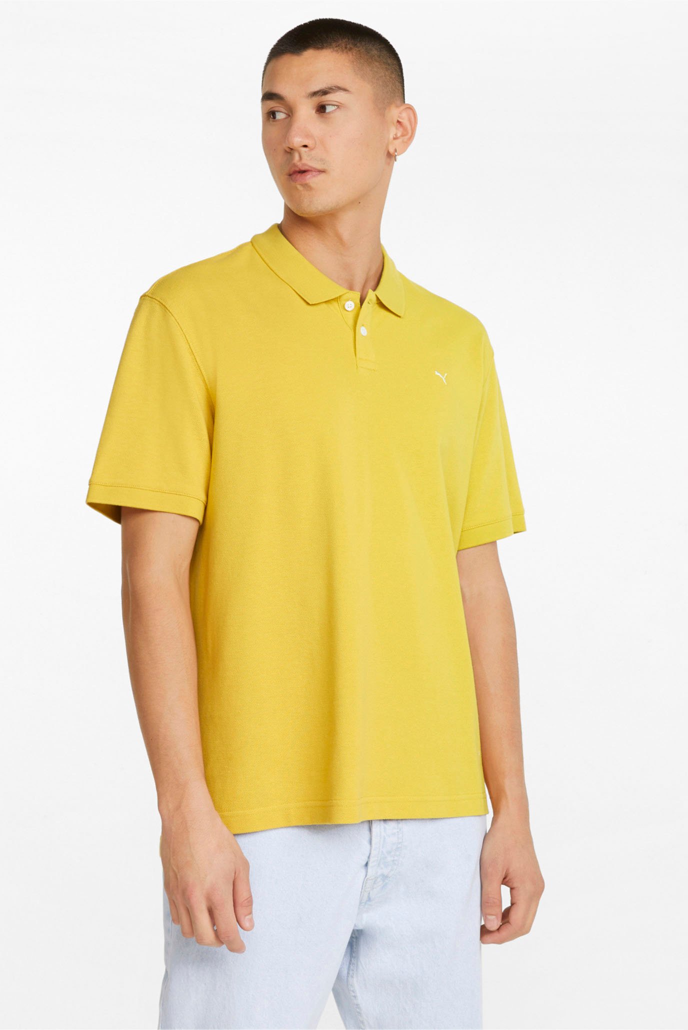 Чоловіче жовте поло MMQ Polo Shirt 1