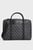 Чоловіча чорна сумка для ноутбука з візерунком VEZZOLA SMRT DOC CASE W HNDLS