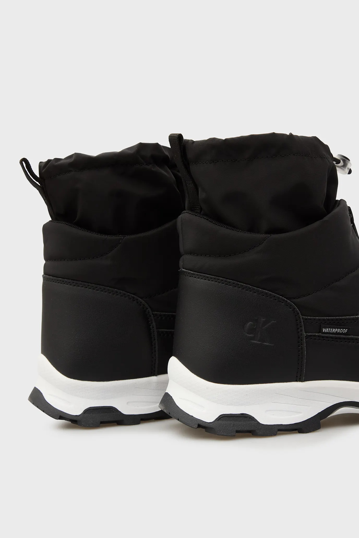 Детские черные дутики SNOW 2