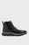 Чоловічі чорні шкіряні черевики ZERØGRAND Omni City Boot