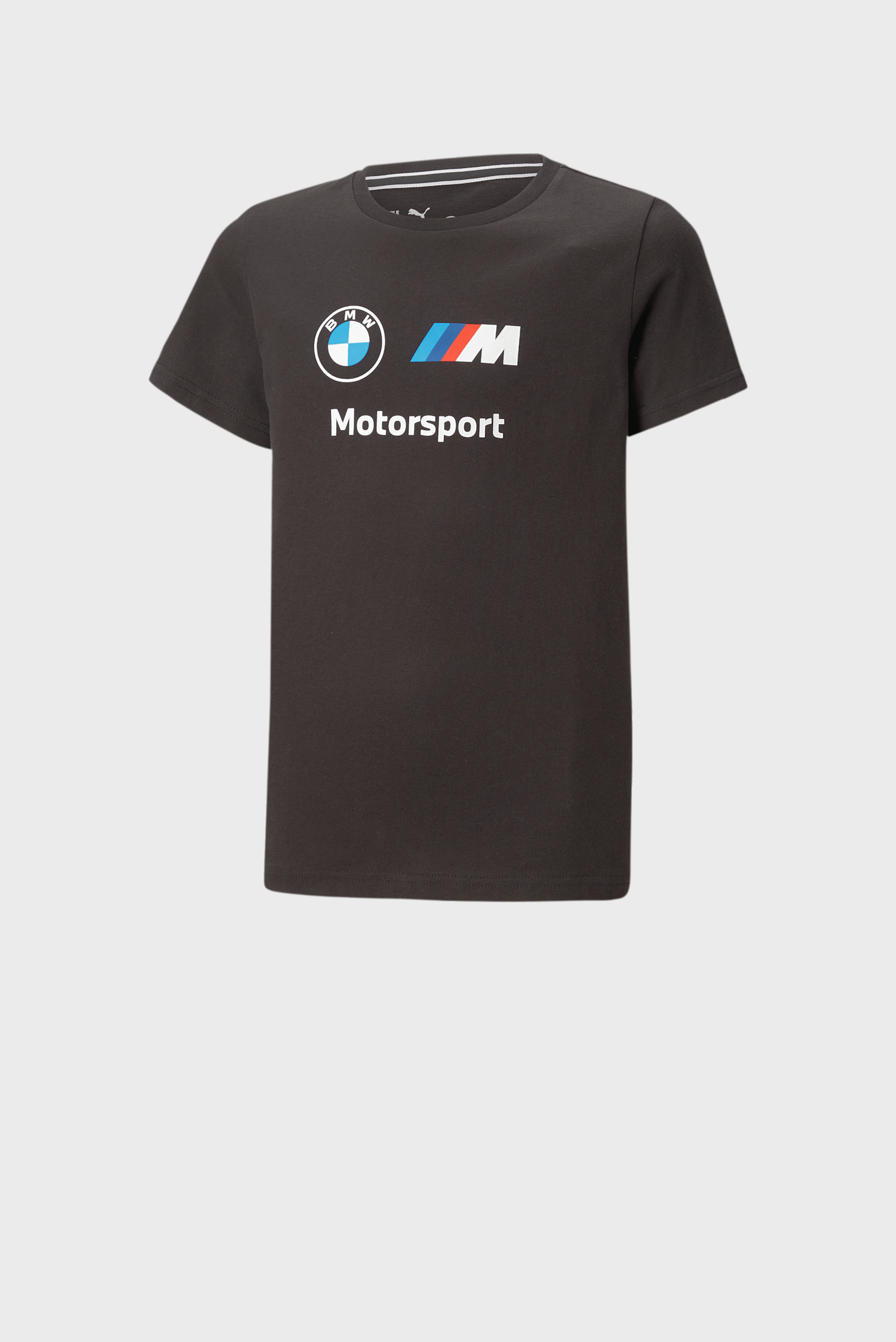 Детская черная футболка BMW M Motorsport Essentials Logo Tee Youth 1