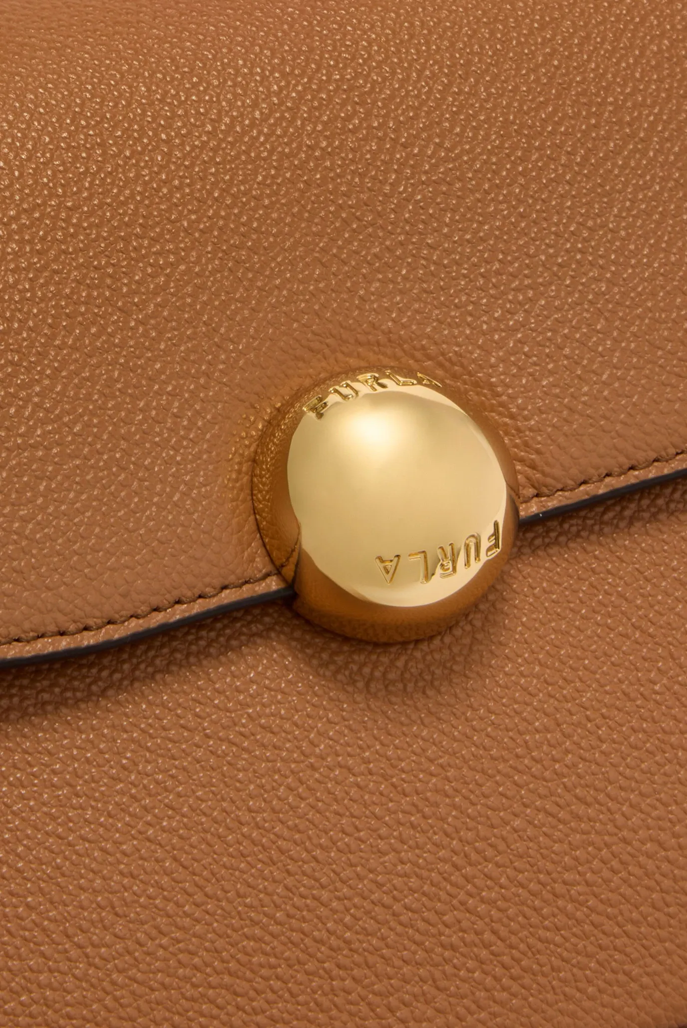 Женская рыжая кожаная сумка 5