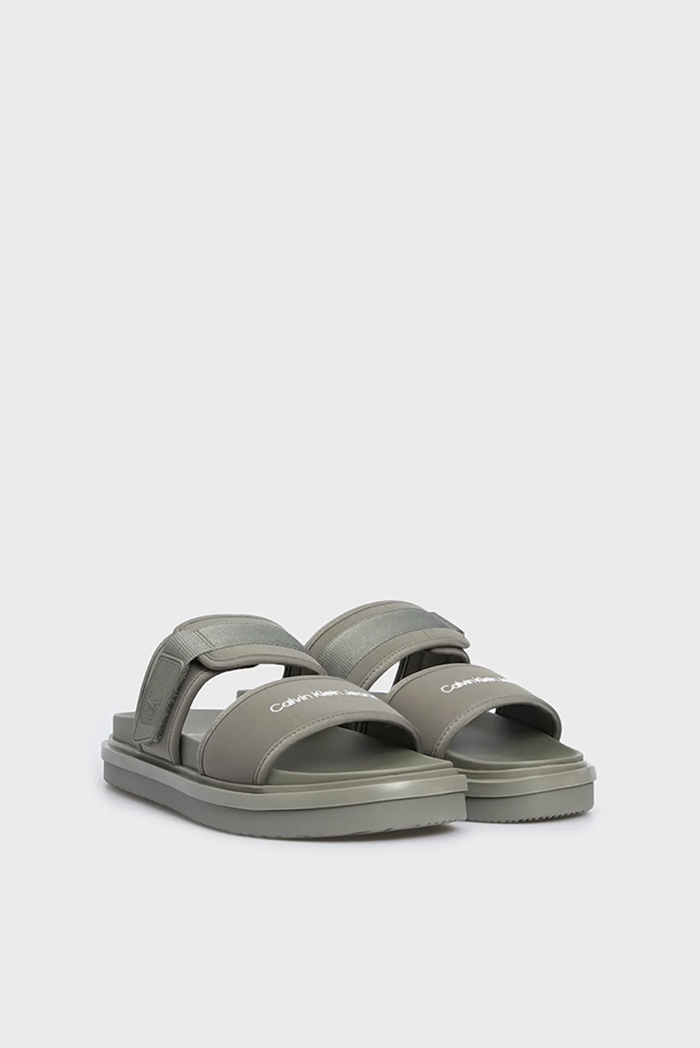 Мужские оливковые слайдеры DOUBLE BAR SANDAL WB IN BR 3
