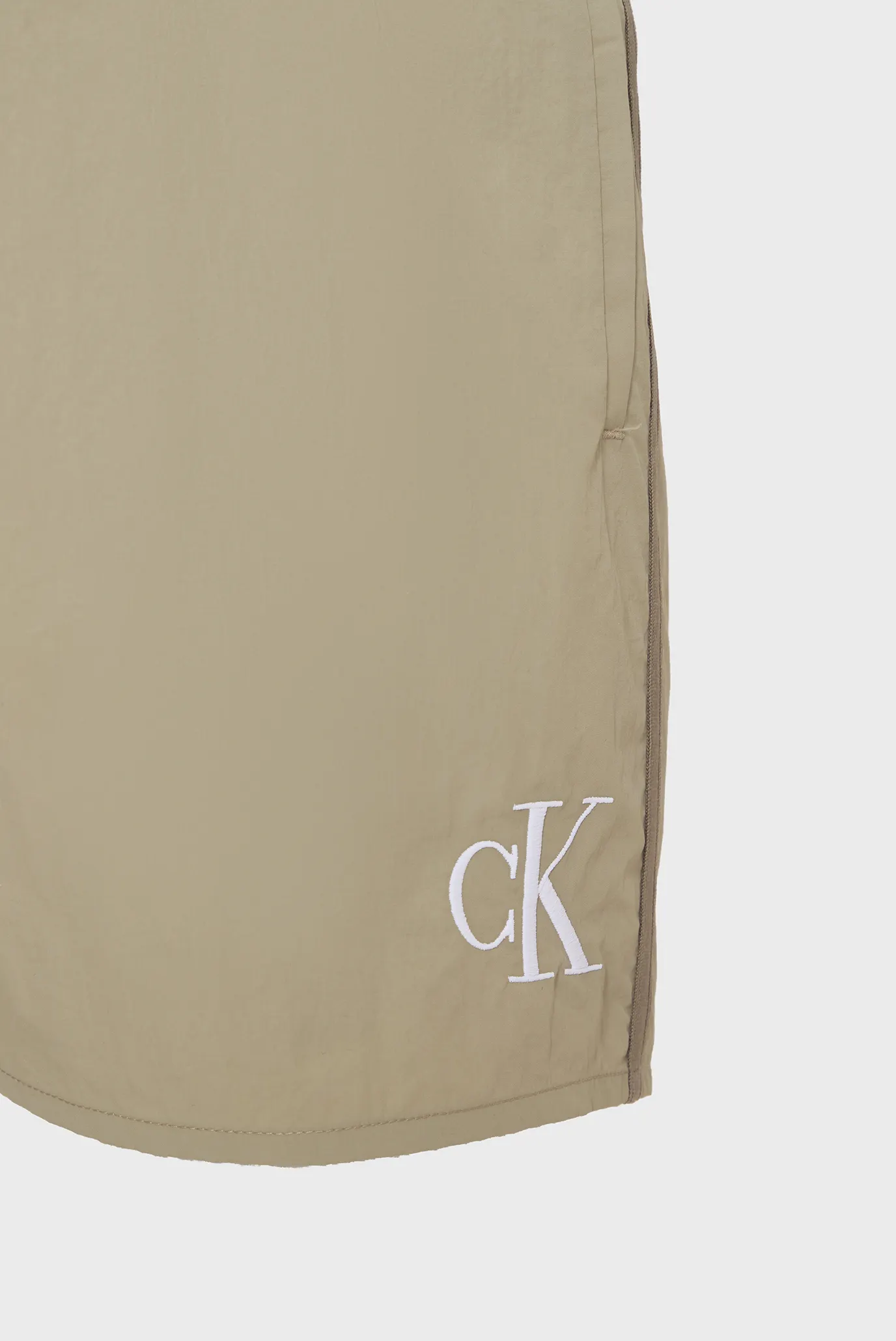 Мужские оливковые плавательные шорты 5