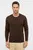 Мужской коричневый шерстяной джемпер