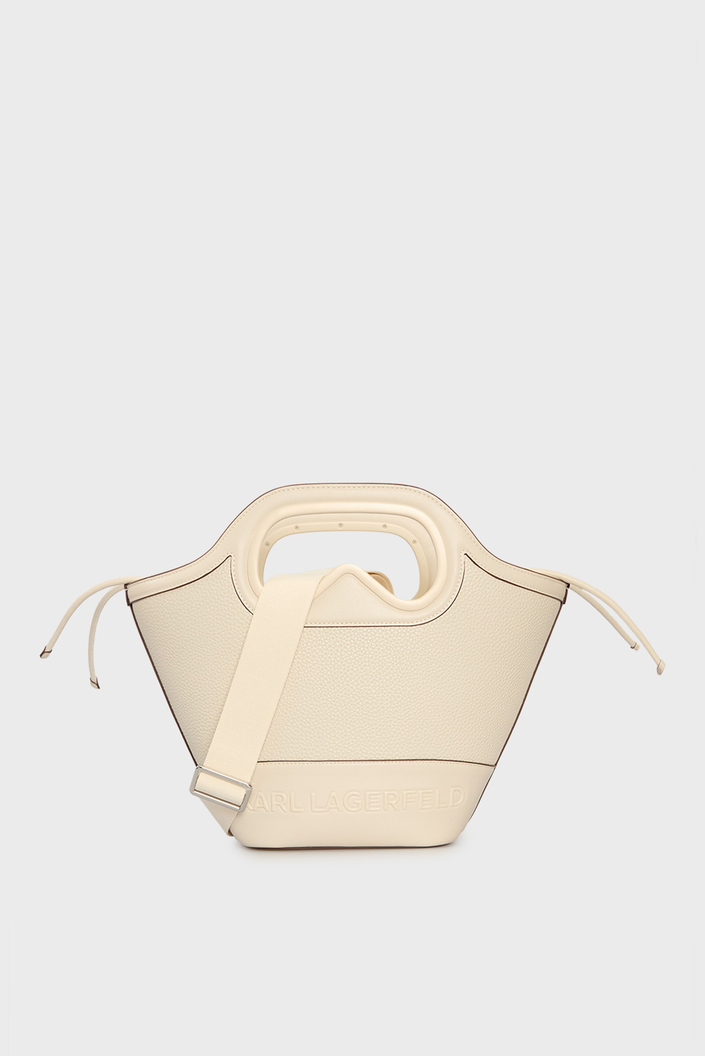 Женская белая сумка AVIATOR TULIP TOTE Белый ONESIZE Karl Lagerfeld A2W30045 Женская белая сумка AVIATOR TULIP TOTE Белый ONESIZE Karl Lagerfeld A2W30045