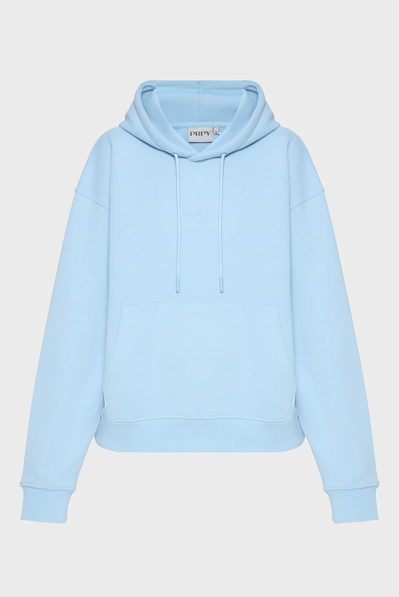 Женское голубое худи 7