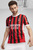 Чоловіча червона футболка у смужку AC Milan 24/25 Home Jersey Men